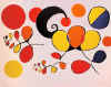 calder boules et spirales de couleurs