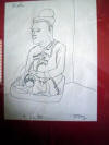 tony curtis original drawing