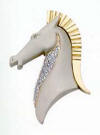 erte brooch le cheval