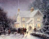 Kinkade Evening Carolers