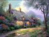 Kinkade Moonlight Cottage