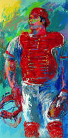 leroy neiman Johnny Bench - The Catcher