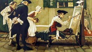 rockwell colonial sign painter